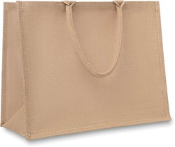 Zobrazit detaily pro Béžová nákupná taška z juty Obrázky: Béžová nákupná taška z juty