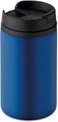Zobrazit detaily pro Modrý dvojstenný nerezový hrnček, objem 280 ml Obrázky: Modrý dvojstenný nerezový hrnček, objem 280 ml