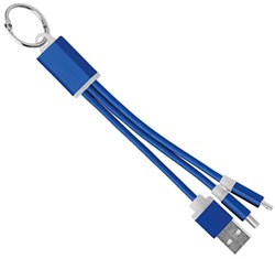 Obrázky: Modrý prívesok s krúžkom na kľúče a USB konektormi