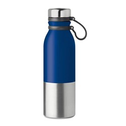Zobrazit detaily pro Fľaša 600 ml s modrým silikónovým obalom Obrázky: Fľaša 600 ml s modrým silikónovým obalom