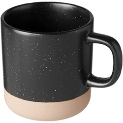 Zobrazit detaily pro Čierny keramický hrnček so vzorom, 360 ml Obrázky: Čierny keramický hrnček so vzorom, 360 ml