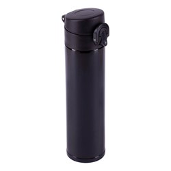 Zobrazit detaily pro Čierny nerezový termohrnček/ termoska 350 ml Obrázky: Čierny nerezový termohrnček/ termoska 350 ml