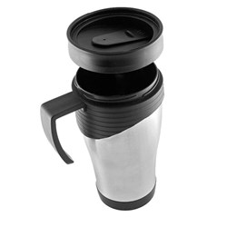 Zobrazit detaily pro Nerez.termohrnček 400 ml, čierne plast.uško,viečko Obrázky: Nerez.termohrnček 400 ml, čierne plast.uško,viečko