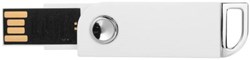 Zobrazit detaily pro Biely otočný USB flash disk, úchyt na kľúče, 2GB Obrázky: Biely otočný USB flash disk, úchyt na kľúče, 2GB