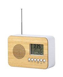 Zobrazit detaily pro Bambusové stolové multifunkčné hodiny s FM rádiom Obrázky: Bambusové stolové multifunkčné hodiny s FM rádiom