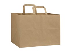Zobrazit detaily pro Papierová taška-menu box-35x23x25cm,plochá rukoväť,natur,110g Obrázky: Papierová taška-menu box-35x23x25cm,plochá rukoväť,natur,110g