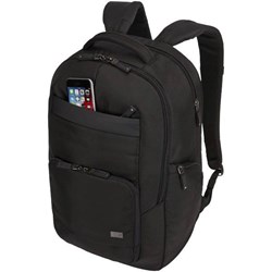 Zobrazit detaily pro Čierny polstrovaný ruksak na notebook 15,6" Obrázky: Čierny polstrovaný ruksak na notebook 15,6"