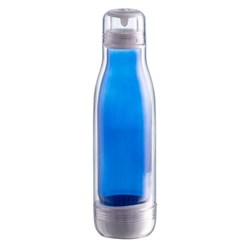 Zobrazit detaily pro Dvojstenná modrá termofľaša 520 ml-sklo/tritán Obrázky: Dvojstenná modrá termofľaša 520 ml-sklo/tritán