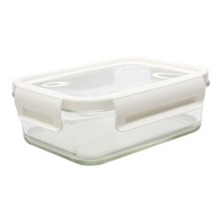 Zobrazit detaily pro Sklenená obedová krabička 900 ml, zväčšujúce veko Obrázky: Sklenená obedová krabička 900 ml, zväčšujúce veko