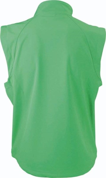 Obrázky: Zelená softshellová vesta J&N 270, pánska M, Obrázok 3