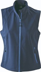 Obrázky: Námor.modrá softshellová vesta J&N 270, dámska XL
