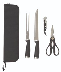 Zobrazit detaily pro Štvordielna sada na porcovanie mäsa s otváračom Obrázky: Štvordielna sada na porcovanie mäsa s otváračom