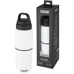 Zobrazit detaily pro Biela nerezová fľaša 500 ml a kelímok 350 ml Obrázky: Biela nerezová fľaša 500 ml a kelímok 350 ml