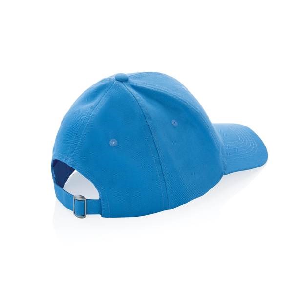 Obrázky: Sv.modrá 6 dielna čiapka, recyklovaná bavlna 280g, Obrázok 5