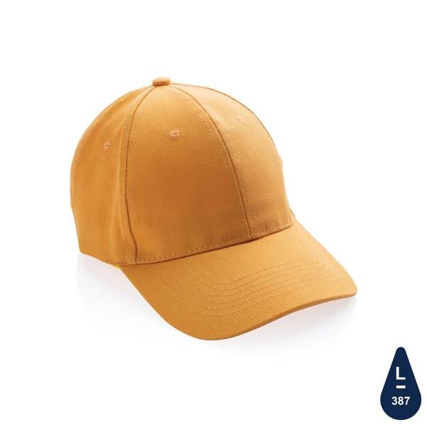 Obrázky: Oranžová čiapka, recyklovaná bavlna 280g