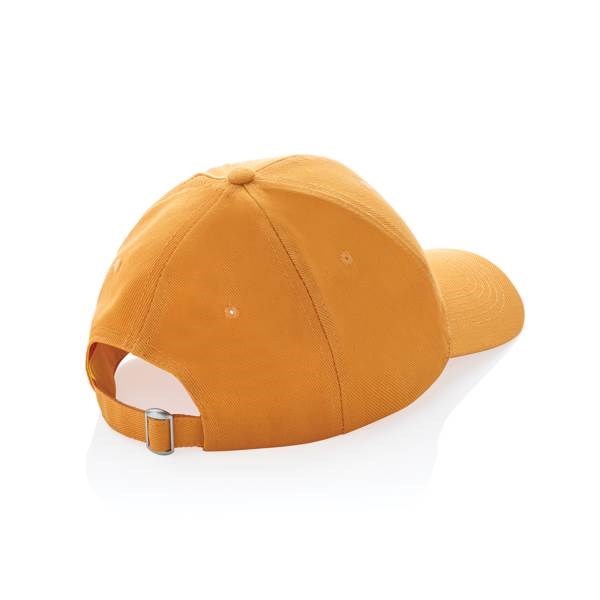 Obrázky: Oranžová čiapka, recyklovaná bavlna 280g, Obrázok 5