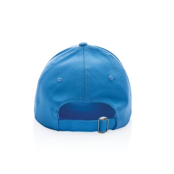 Obrázky: Sv.modrá 5 dielna čiapka, recyklovaná bavlna 280g, Obrázok 4