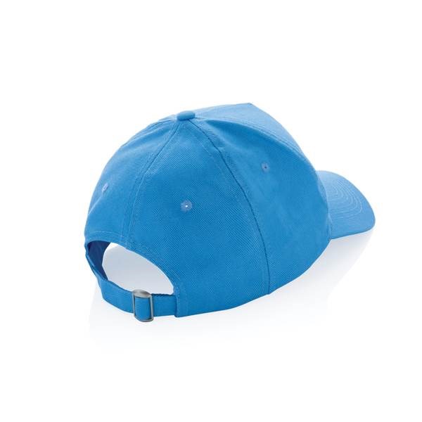 Obrázky: Sv.modrá 5 dielna čiapka, recyklovaná bavlna 280g, Obrázok 5