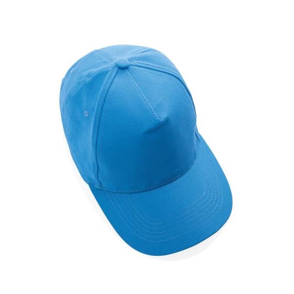 Obrázky: Sv.modrá 5 dielna čiapka, recyklovaná bavlna 280g, Obrázok 6