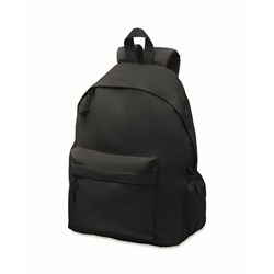 Obrázky: Čierny ruksak z RPET s prednýn vreckom