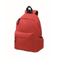 Obrázky: Červený ruksak z RPET s prednýn vreckom