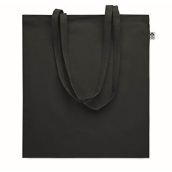 Obrázky: Nákupná taška z bio bavlny, 180g, čierna