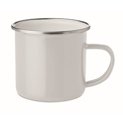 Zobrazit detaily pro Biely smaltovaný hrnček 350 ml, aj na sublimáciu Obrázky: Biely smaltovaný hrnček 350 ml, aj na sublimáciu