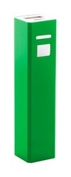 Zobrazit detaily pro Zelená hliníková USB power banka 2200 mAh Obrázky: Zelená hliníková USB power banka 2200 mAh