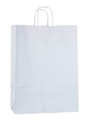 Zobrazit detaily pro Papierová taška 32x14x42 cm,krút.šnúra,biela-kraft Obrázky: Papierová taška 32x14x42 cm,krút.šnúra,biela-kraft
