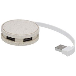 Zobrazit detaily pro Rozbočovač USB Kenzu z pšeničnej slamy Obrázky: Rozbočovač USB Kenzu z pšeničnej slamy
