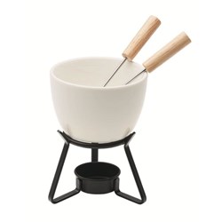 Zobrazit detaily pro Biela keramická sada na fondue Obrázky: Biela keramická sada na fondue