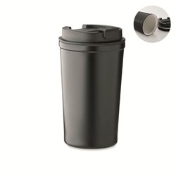 Zobrazit detaily pro Čierny dvojstenný nerezový termohrnček 450 ml Obrázky: Čierny dvojstenný nerezový termohrnček 450 ml