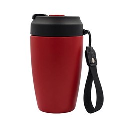 Zobrazit detaily pro Nerez.termohrnček, dvojitá stena, 380 ml, červený Obrázky: Nerez.termohrnček, dvojitá stena, 380 ml, červený