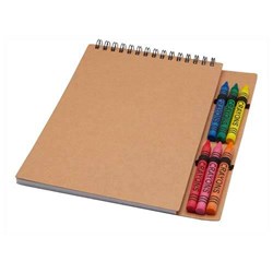 Zobrazit detaily pro Zápisník A5 s krúžkovou väzbou a sadou pasteliek Obrázky: Zápisník A5 s krúžkovou väzbou a sadou pasteliek