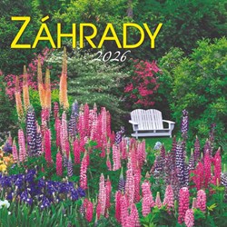 Zobrazit detaily pro ZÁHRADY, nástenný kalendár  330x330 mm Obrázky: ZÁHRADY, nástenný kalendár  330x330 mm
