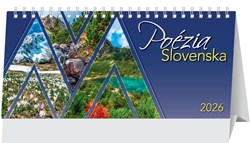 Zobrazit detaily pro POÉZIA SLOVENSKA, stolový  štrnásťdenný kalendár, 297x138 mm Obrázky: POÉZIA SLOVENSKA, stolový  štrnásťdenný kalendár, 297x138 mm