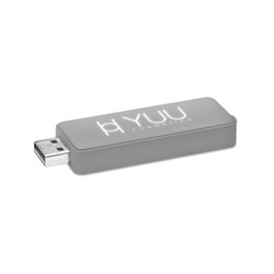 Zobrazit detaily pro Šedý USB flash disk 64 GB, podsvietené logo Obrázky: Šedý USB flash disk 64 GB, podsvietené logo