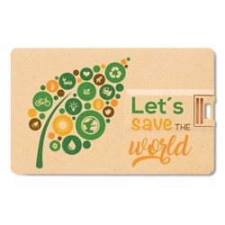 Zobrazit detaily pro USB flash disk 64 GB, tvar kr.karty z pšenič.slamy Obrázky: USB flash disk 64 GB, tvar kr.karty z pšenič.slamy