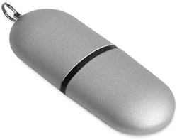 Zobrazit detaily pro Infocap strieborný ovál. USB flash disk,očko,64GB Obrázky: Infocap strieborný ovál. USB flash disk,očko,64GB