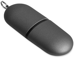 Zobrazit detaily pro Infocap titanový ovál. USB flash disk,očko,64GB Obrázky: Infocap titanový ovál. USB flash disk,očko,64GB