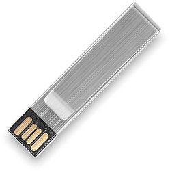 Zobrazit detaily pro Strieborný hliníkový flash disk 64GB s klipom Obrázky: Strieborný hliníkový flash disk 64GB s klipom