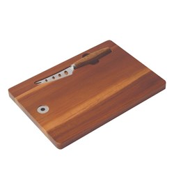 Zobrazit detaily pro Drevená sada podložky a noža na syry Obrázky: Drevená sada podložky a noža na syry