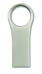 Zobrazit detaily pro Malý hliníkový USB flash disk s gul. otvorom, 2GB Obrázky: Malý hliníkový USB flash disk s gul. otvorom, 2GB