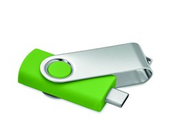 Zobrazit detaily pro USB flash disk Twister 3.0, typ-C 16GB lim.zelený Obrázky: USB flash disk Twister 3.0, typ-C 16GB lim.zelený