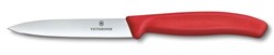 Zobrazit detaily pro Červený nôž na zeleninu VICTORINOX,hladký10cm Obrázky: Červený nôž na zeleninu VICTORINOX,hladký10cm