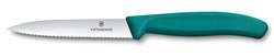 Zobrazit detaily pro Zelený nôž na zeleninu VICTORINOX,vlnky 10cm Obrázky: Zelený nôž na zeleninu VICTORINOX,vlnky 10cm
