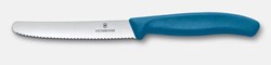 Zobrazit detaily pro Modrý pastel. nôž na rajčiny VICTORINOX, vlnky Obrázky: Modrý pastel. nôž na rajčiny VICTORINOX, vlnky