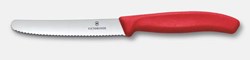 Zobrazit detaily pro Červený pastel. nôž na rajčiny VICTORINOX, vlnky Obrázky: Červený pastel. nôž na rajčiny VICTORINOX, vlnky