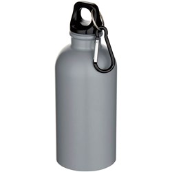 Zobrazit detaily pro Šedá fľaša z nerez ocele 400ml s karabínou RSC Obrázky: Šedá fľaša z nerez ocele 400ml s karabínou RSC