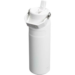 Zobrazit detaily pro Ľahká fľaša na vodu 700ml vykl. slamka, biela mat Obrázky: Ľahká fľaša na vodu 700ml vykl. slamka, biela mat